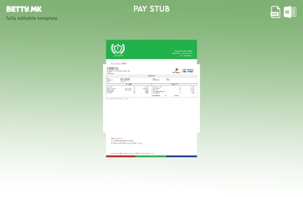 Модерен стил шаблон за уплатница на Harbour Energy